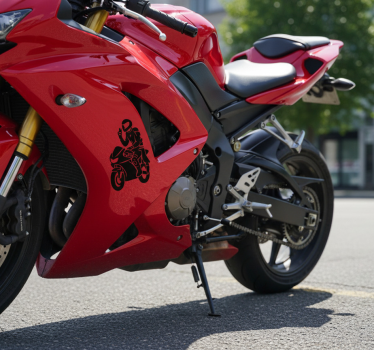 Sticker moto accent de bienvenue - TenStickers