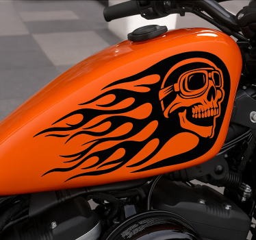 Sticker moto démon de vitesse réservoir - TenStickers