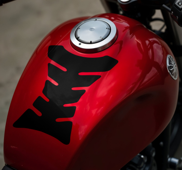 Sticker moto peau monochrome - TenStickers