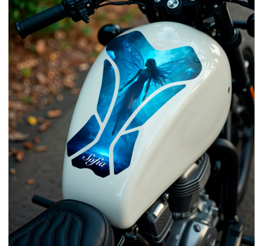 Sticker moto sorcière dansante - TenStickers
