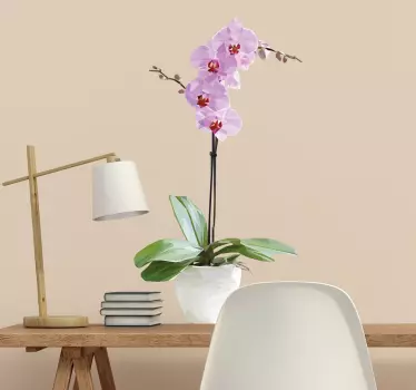 Sticker fleurs orchidée - TenStickers
