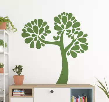 Sticker nature arbre stylisé - TenStickers