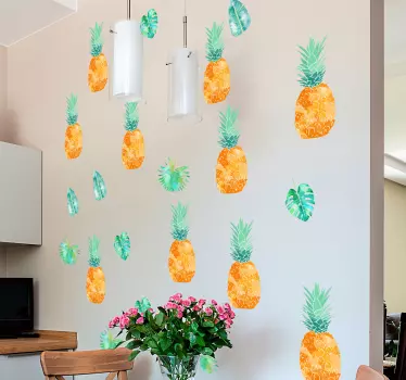 Sticker nature concept ananas - TenStickers