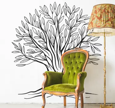 Sticker nature design branches d'arbre - TenStickers