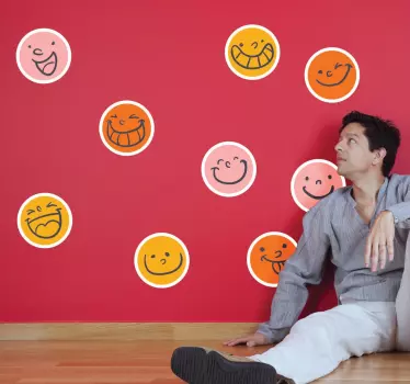 Sticker pack smileys - TenStickers