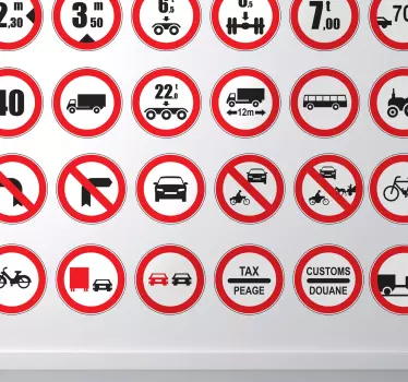 Sticker panneau kit interdiction - TenStickers