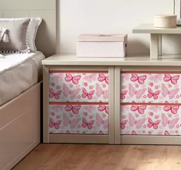 Sticker Chambre Enfant Dessin de Papillons - TenStickers