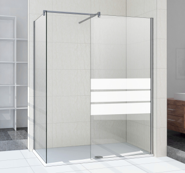 Sticker paroi de douche enclos de douche contemporain - TenStickers