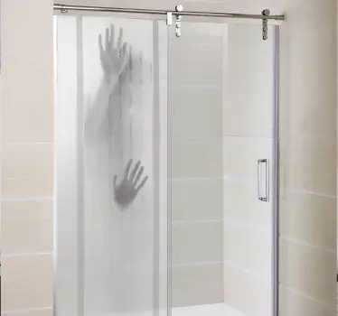 Sticker paroi de douche figure - TenStickers