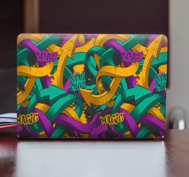Sticker PC Art du graffiti - TenStickers