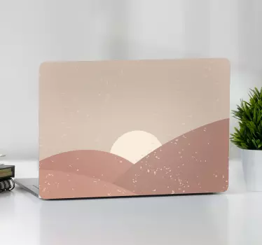 Sticker ordinateur portable Aube art mural - TenStickers