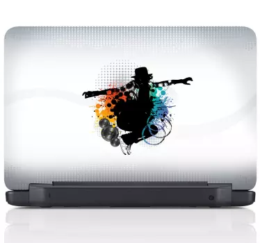 Sticker PC portable street dance - TenStickers