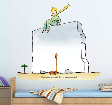 Sticker petit prince mur - TenStickers