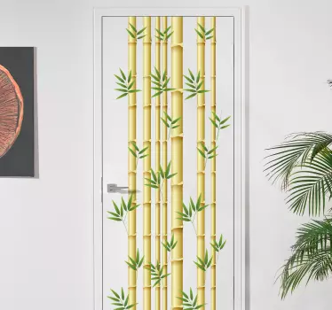 Sticker Maison Porte Bambou - TenStickers