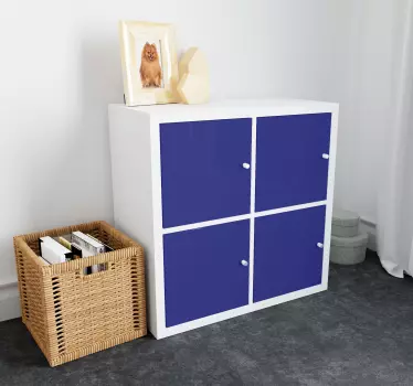 Adhésif meuble Ikea porte Kallax couleur - TenStickers