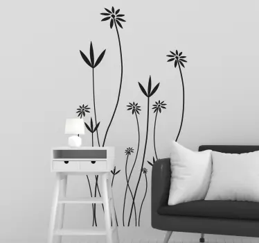 Sticker porte plantes allongées - TenStickers