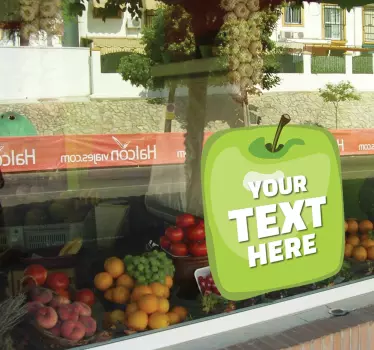 Sticker primeur pomme - TenStickers