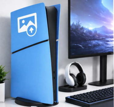 Sticker ps5 Édition digitale slim personnalisÉe - TenStickers
