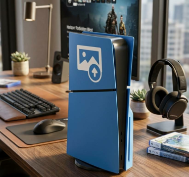 Sticker ps5 personnalisé slim - TenStickers