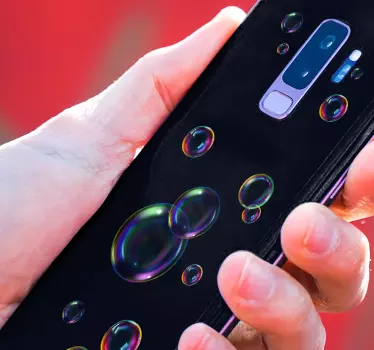 Sticker samsung bulles chaudes - TenStickers