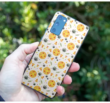 Sticker samsung délice de pizza fromagée - TenStickers