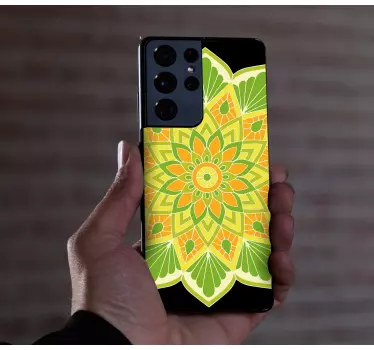 Sticker samsung Élément mandala floral - TenStickers
