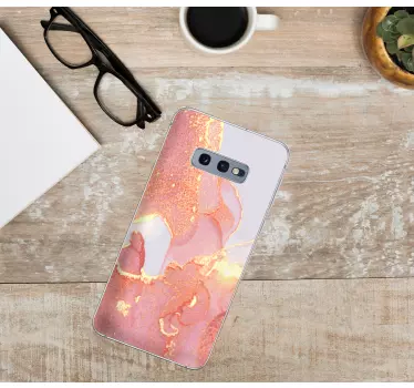 Sticker samsung mélange doré rose - TenStickers
