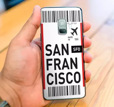 Sticker samsung passe de san francisco - TenStickers