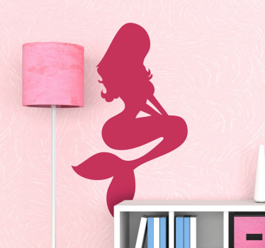 Sticker silhouette sirène - TenStickers