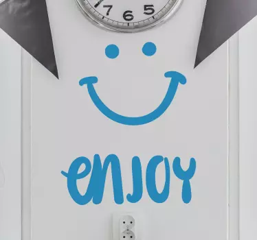 Sticker motivation smiley Enjoy - TenStickers