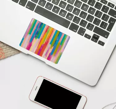 Decor Adhesif Rayures Colorées - TenStickers