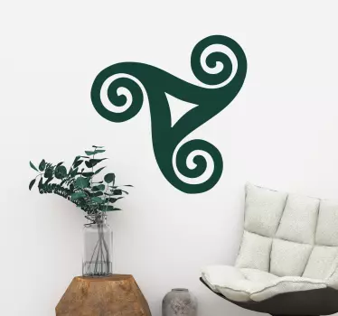 Sticker triskel celte - TenStickers