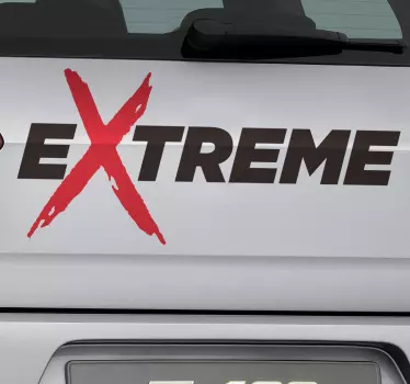 Sticker Texte Personnalisé Tuning Extreme - TenStickers
