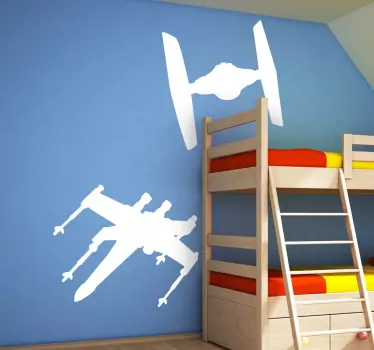 Sticker vaisseaux star wars - TenStickers