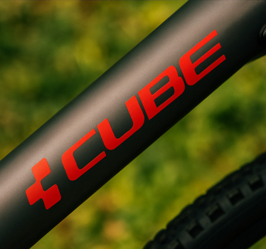 Sticker vélo emblème de vélo sur mesure - TenStickers