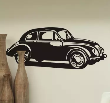 Sticker voiture ancienne - TenStickers