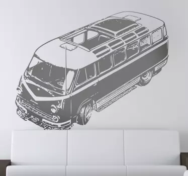Sticker voiture autobus - TenStickers