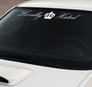 Sticker voiture banderole de fenêtre auto - TenStickers
