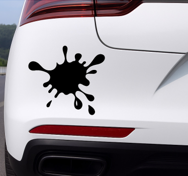 Sticker voiture design arrière de véhicule - TenStickers