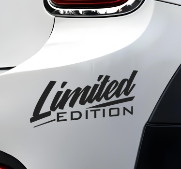 Sticker voiture édition limitée - TenStickers