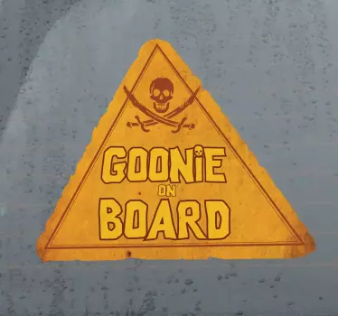Autocollant bébé à bord goonie on board - TenStickers