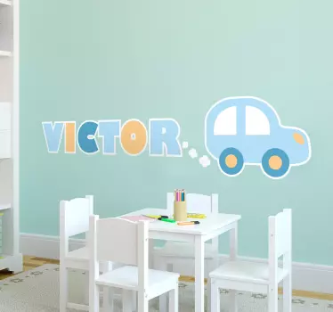 sticker voiture pour enfant - TenStickers
