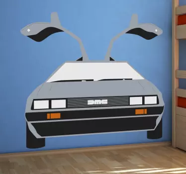 Sticker voiture retour vers le futur - TenStickers