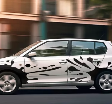 Grand autocollant pour voiture taches de peinture - TenStickers