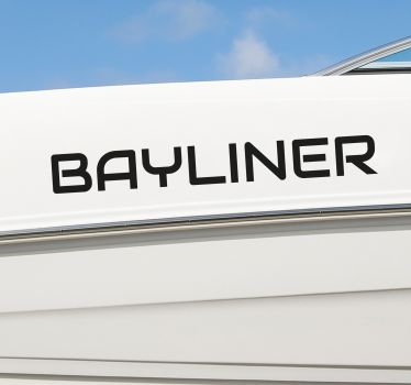 Stickers bateau logo moderne - TenStickers