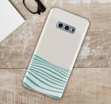 Sticker Samsung Vagues Abstraites - TenStickers