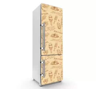 Stickers frigo vintage - TenStickers