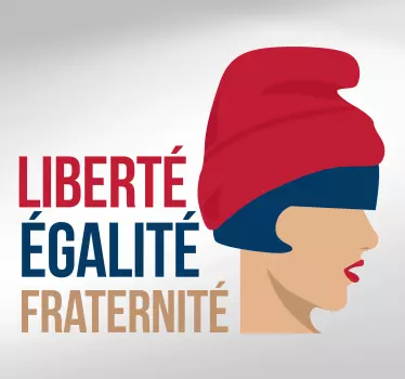 Sticker Marianne Française - TenStickers