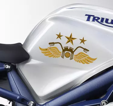 Sticker moto logo vintage - TenStickers