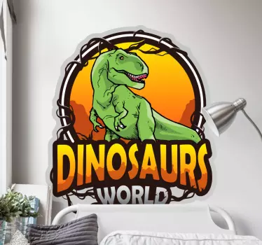 Stickers muraux dinosaure Monde jurassique - TenStickers